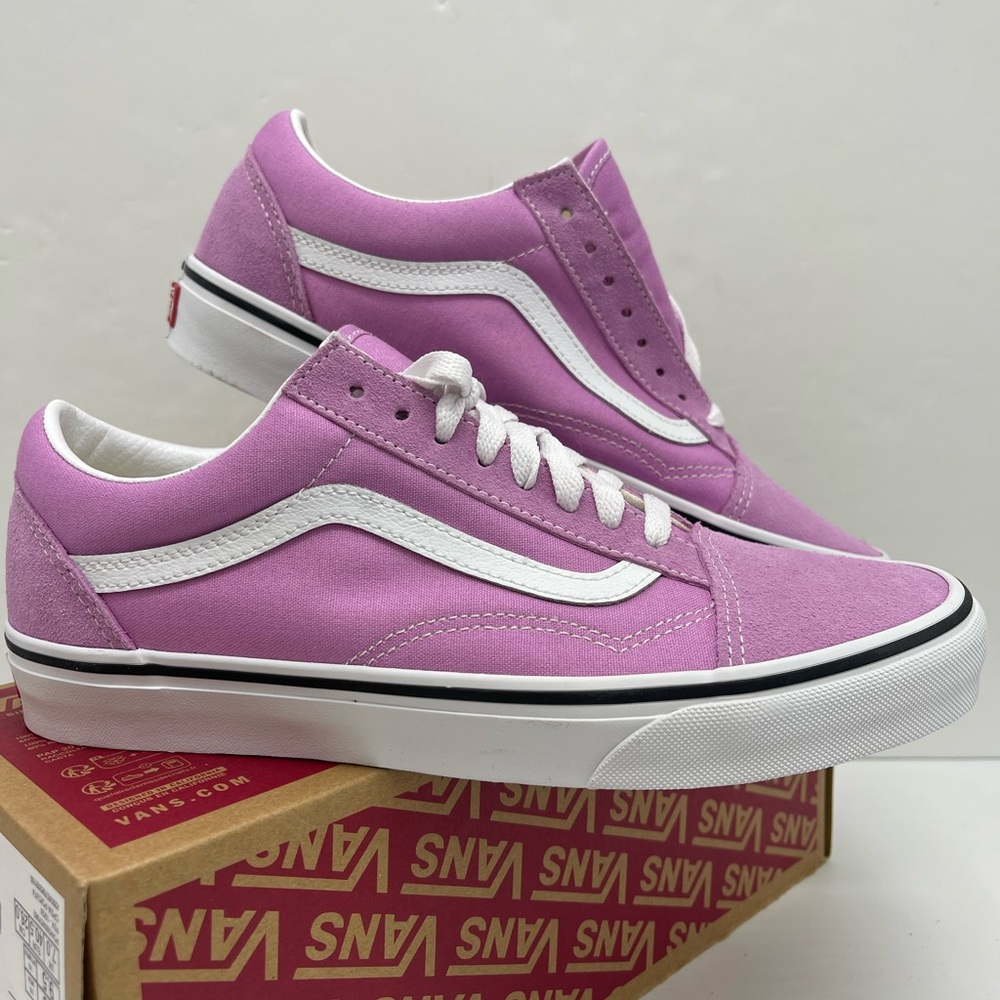 Vans Old Skool
Orchid/True White Sneakers Lavender 
VN0A3WKT3SQ - Picture 9 of 16